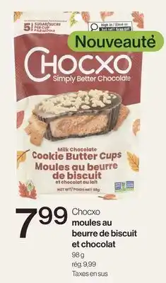 Avril Chocxo moules au beurre de biscuit et chocolat offer