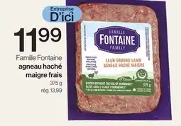 Avril Famille Fontaine agneau haché maigre frais offer