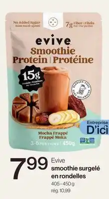 Avril Evive smoothie surgelé en rondelles offer