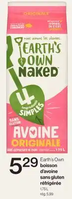 Avril Earth'sOwn boisson d'avoine sans gluten réfrigérée offer