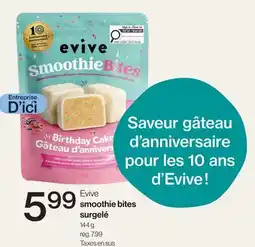 Avril smoothie bites surgelé offer