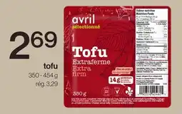 Avril Tofu offer