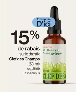 Avril le drastix Clef des Champs offer