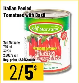 Mayrand Italian Peeled Tomatoes with Basil offer