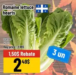 Mayrand Romaine lettuce hearts offer