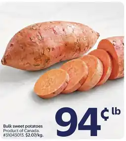Walmart Bulk sweet potatoes offer