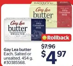 Walmart Gay Lea butter offer