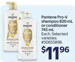 Walmart Pantene Pro-V shampoo or conditioner offer