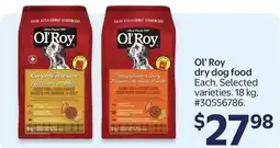 Walmart Ol' Roy dry dog food offer
