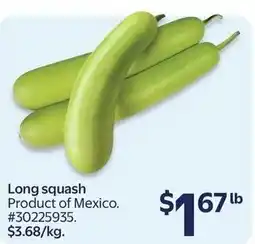 Walmart Long squash offer