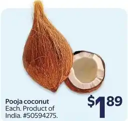 Walmart Pooja coconut offer