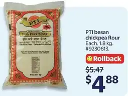 Walmart PTI besan chickpea flour offer