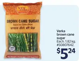 Walmart Verka brown cane sugar offer
