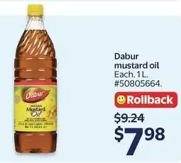 Walmart Dabur mustard oil offer