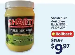 Walmart Shakti pure desi ghee offer
