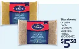 Walmart Sitara beans or peas offer