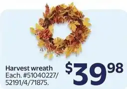 Walmart Harvest wreath offer