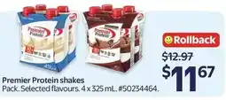 Walmart Premier Protein shakes offer