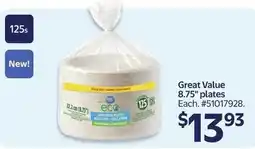 Walmart Great Value lunch plates offer
