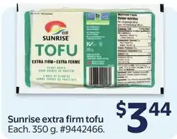 Walmart Sunrise tofu offer