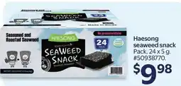 Walmart Haesong seaweed snack offer