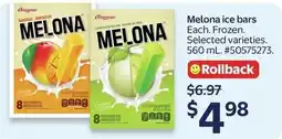 Walmart Omgroar melona ice bars offer
