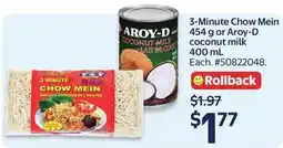 Walmart Aroy-d 3-minute chow mein offer