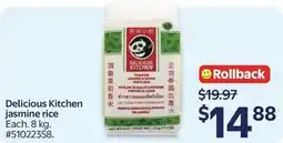 Walmart Delicious Kitchen jasmine rice offer