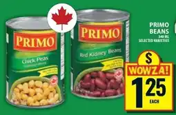 Food Basics Primo beans offer