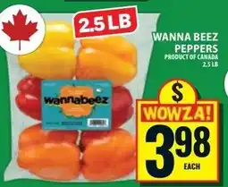Food Basics Wannabeez peppers offer