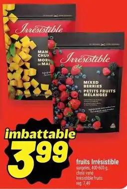 Metro Irresistible fruits offer