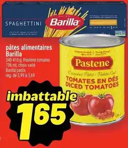 Metro Barilla pastes alimentaires offer