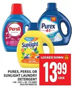 Food Basics Purex, Persil or Sunlight laundry detergent offer