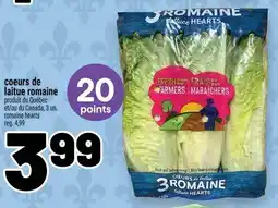 Metro Romaine lettuce hearts offer