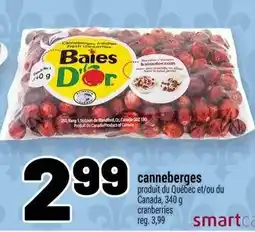 Metro Bales D'or canneberges offer
