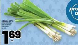 Metro green onions offer