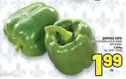 Metro green peppers offer