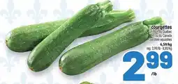 Metro zucchini squashes offer