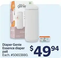 Walmart Diaper Genie Essence diaper pail offer