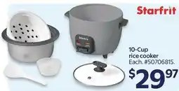 Walmart Starfrit 10-Cup rice cooker offer