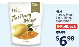 Walmart H&H thai honey mango offer
