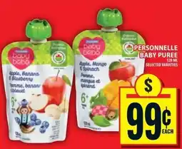 Food Basics Baby Bebe personnelle baby puree offer