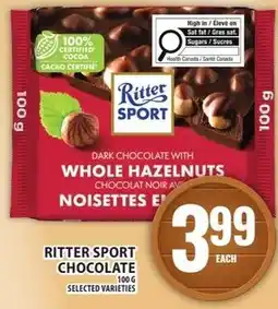 Food Basics Ritter sport chocolate offer