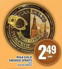 Food Basics Riga gold smoked sprats offer
