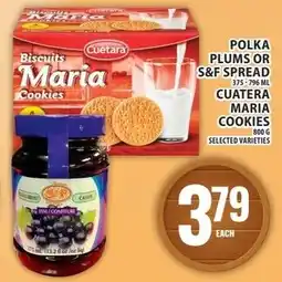 Food Basics Polka plums or s&f spread cuatera maria cookies offer