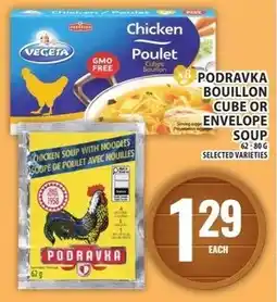 Food Basics Podravka bouillon cube or envelope soup offer