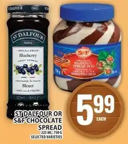 Food Basics St Dalfour or S&F chocolate spread offer