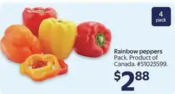 Walmart Rainbow peppers offer