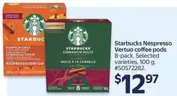 Walmart Starbucks Nespresso Vertuo coffee pods offer