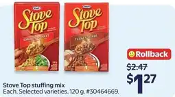 Walmart Stove Top stuffing mix offer